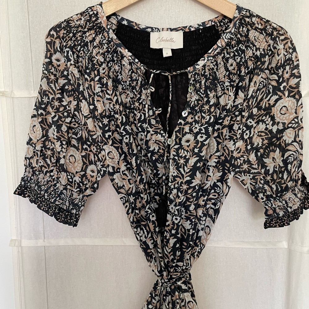 Cleobella Navy Floral Dress S